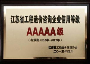 江蘇福盛工程咨詢榮獲省級最高信用等級AAAAA級認證
